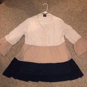 Bell sleeve flowy top